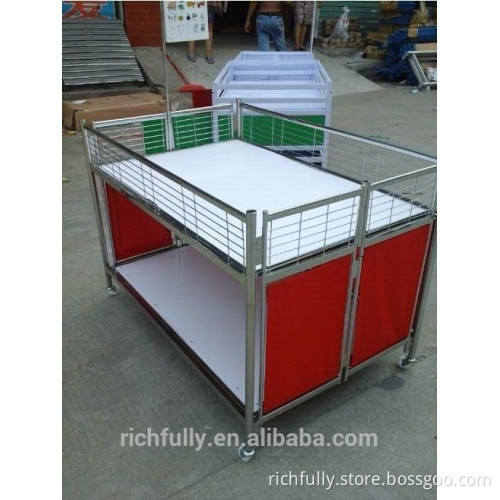 Popular Promotion Table/Shelf Cart with POP